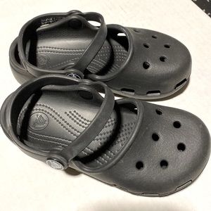 Crocs Girls Black Mary Jane Shoes Size 10
